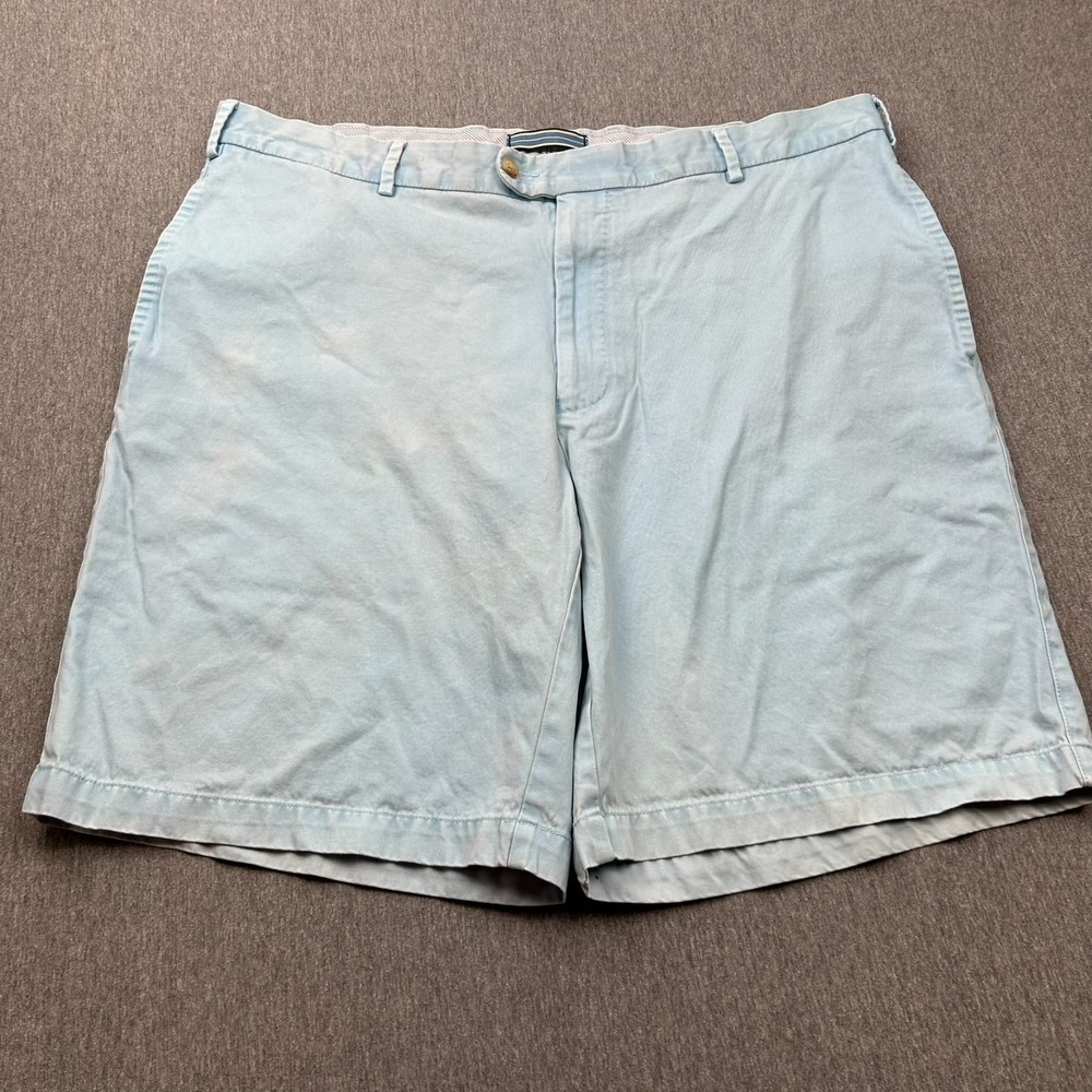 Peter Millar Pima Cotton Twill Shorts Mens 40 Light Blue 9" Inseam MC00B31‎